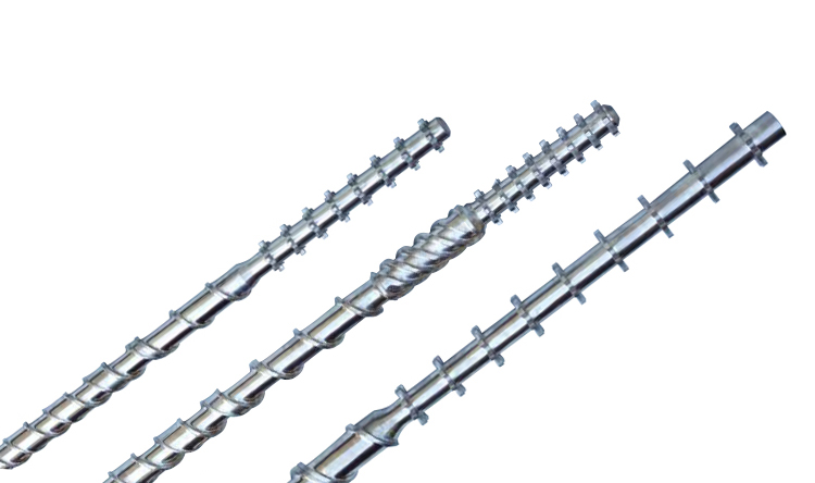 High efficiency extruder screw and barrel